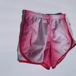Nike Pink & White Printed Shorts Size Large